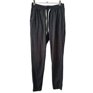 Vuori Mens Ponto Performance Pants SMALL Heather Charcoal Gym Soft
